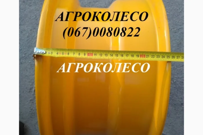 Диск колесный JCB 3CX (9x18) передний, шина 12.5/80-18- фото № 2