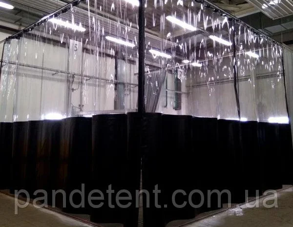 Шторы для автомоек, сервисов, СТО, покрасочных цехов, завесы тент из ПВХ- фото № 6
