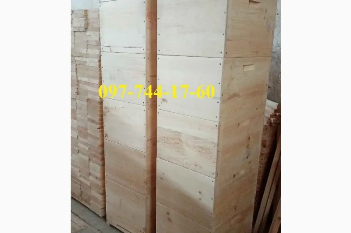 Вулики Рута та Дадан (10 і 12 рамок) — клеєні в шпунт на водостійкому клеї- фото № 3