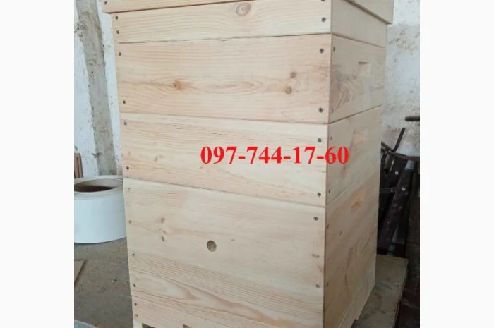 Вулики Рута та Дадан (10 і 12 рамок) — клеєні в шпунт на водостійкому клеї- фото № 2