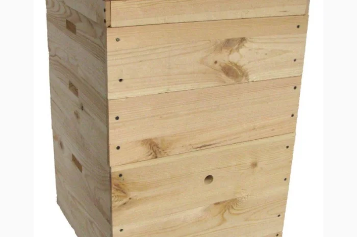 Улей Дадан на 12 рамок — дерево, 1 корпус + 2 магазина- фото № 1