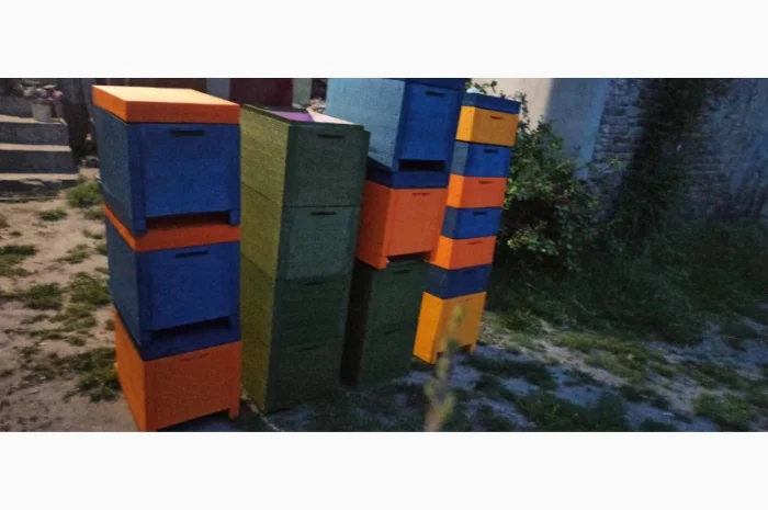 Вулик Дадан ППУ на 8 рамок з дном, магазином та дахом- фото № 6