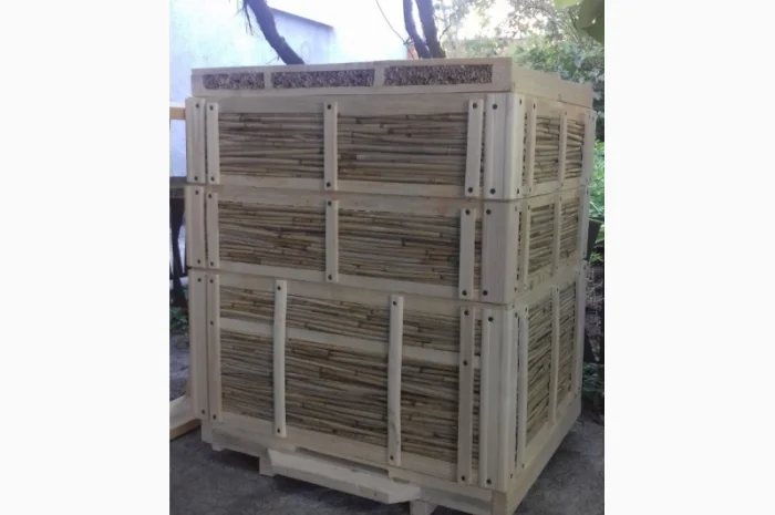 Вулик з очерету під замовлення (улей из камыша, Дадан 12 рамок)- фото № 2