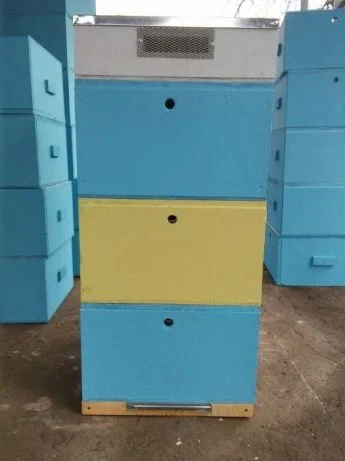 Вулики з ППС, 2 корпуси по 12 рамок — легкі та практичні- фото № 2