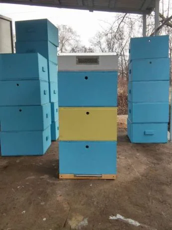 Вулики з ППС, 2 корпуси по 12 рамок — легкі та практичні- фото № 3
