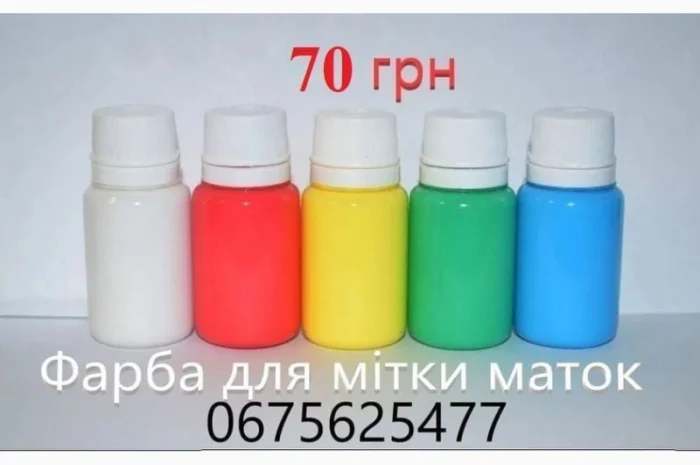 Краска для метки маток / Фарба для мітки бджолиних маток- фото № 1