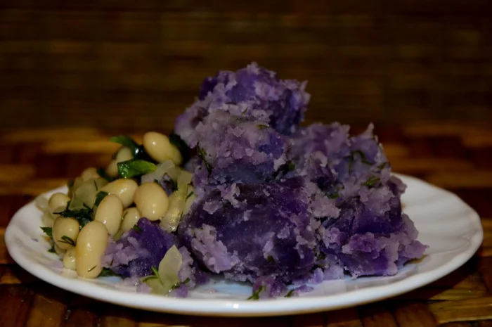 Картопля фіолетова Вітелотт, Vitelott potato- фото № 3