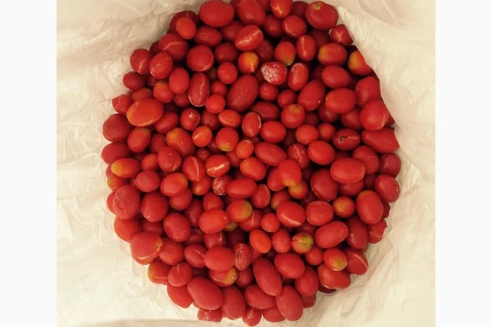 Томат чері заморожений в мішках по 25кг- фото № 1