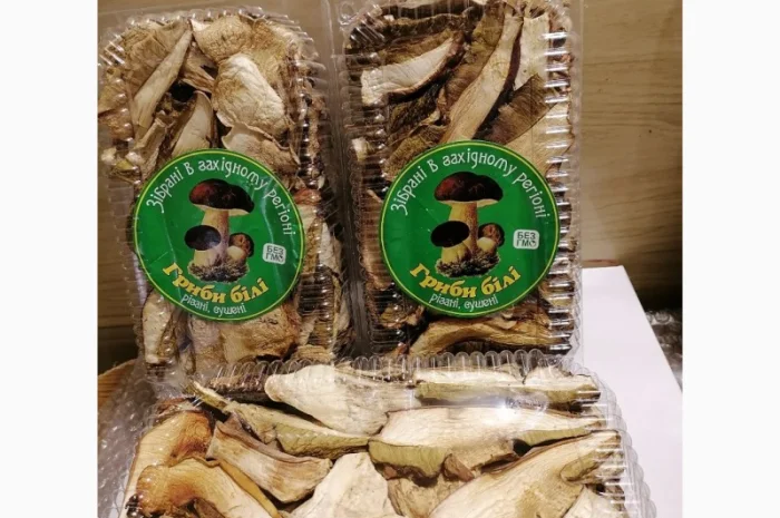 Сушені білі гриби та лисички на продаж- фото № 1