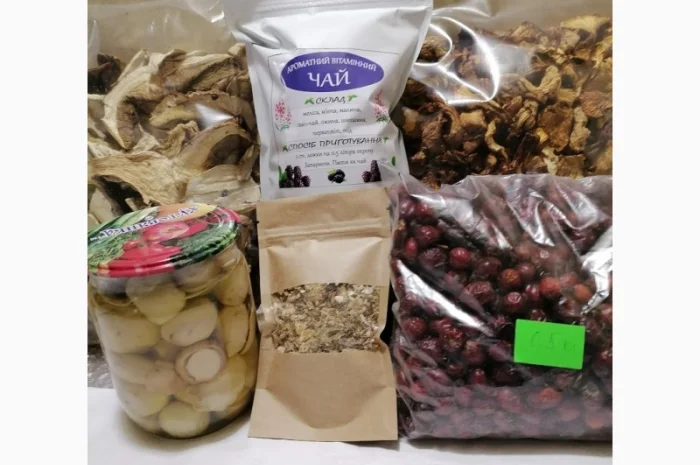 Сушені білі гриби та лисички на продаж- фото № 2