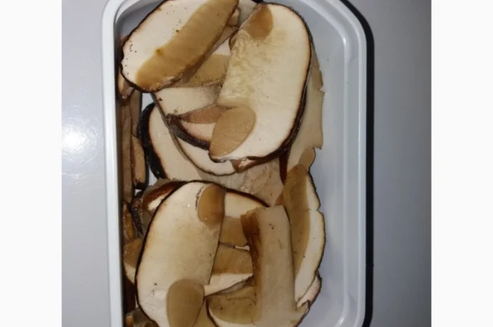 Слайси білого гриба морожені в упаковці- фото № 3