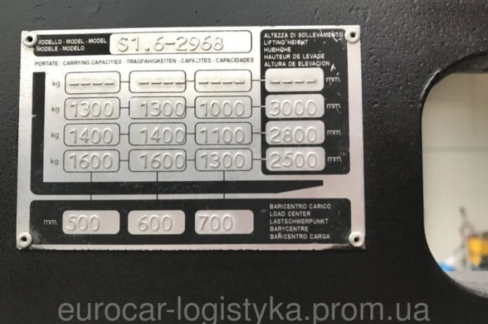 Штабелер електричний HYSTER S 1.6т 3, 0м-висота підйому- фото № 7