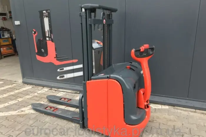 Электрический штабелер LINDE L14 1, 4т 2.4м-высота подъема- фото № 3