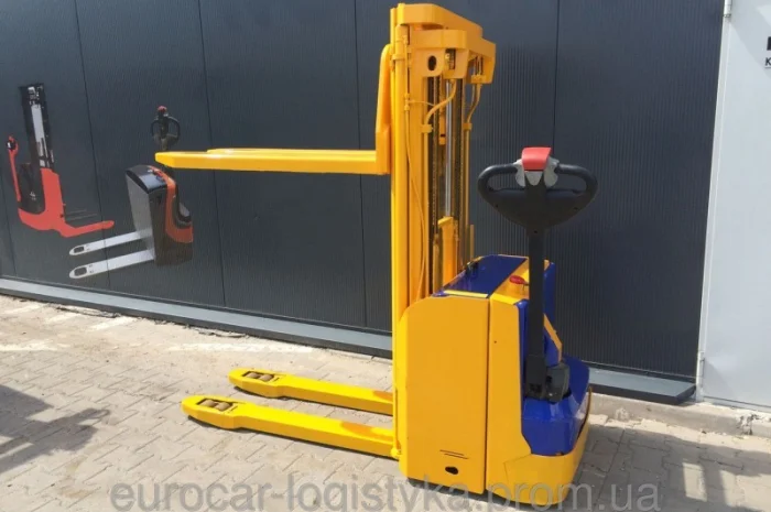 Штабелер электрический STOCKLING 2009р 1, 6т 3, 9м-висота підйому- фото № 6