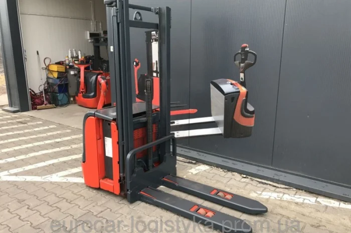 Штабелер электрический поводковый LINDE L14 1, 4т 3, 0м 2007- фото № 4