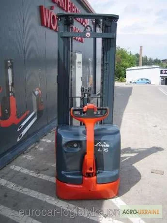 Штабелер электрический LINDE L16 1.6т 5, 4м- фото № 3