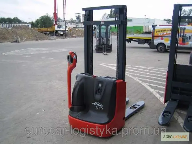 Электрический штабелер LINDE L12 2011г 3, 1м- фото № 4