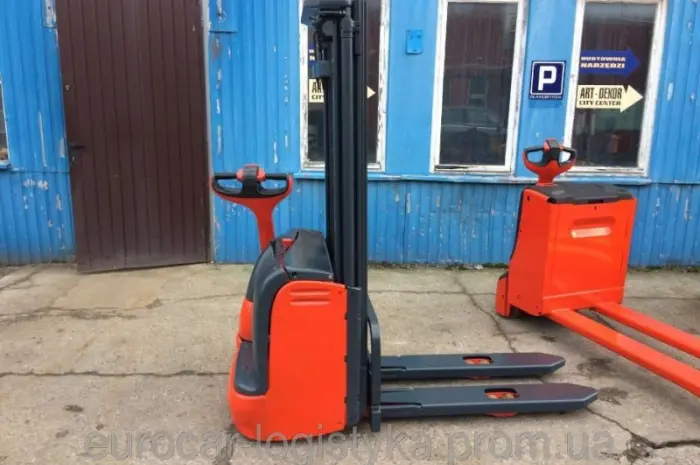 Штабелер электрический LINDE L12 1, 2т 4, 2м- фото № 1