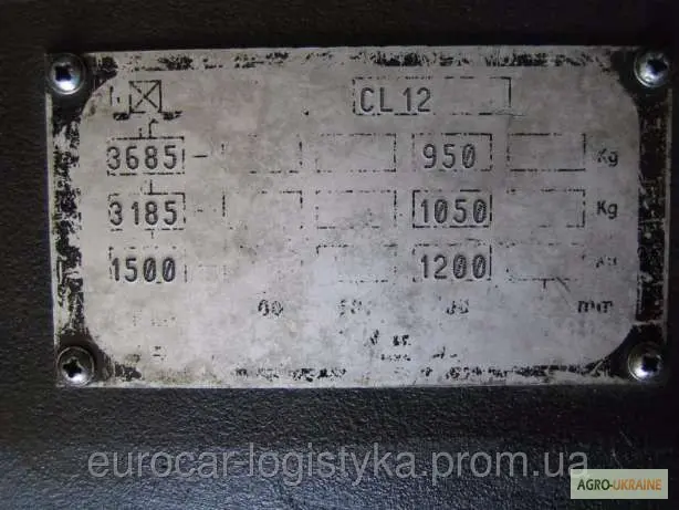 Электрический штабелер Komatsu 1, 2т 3, 68м 2012г- фото № 2
