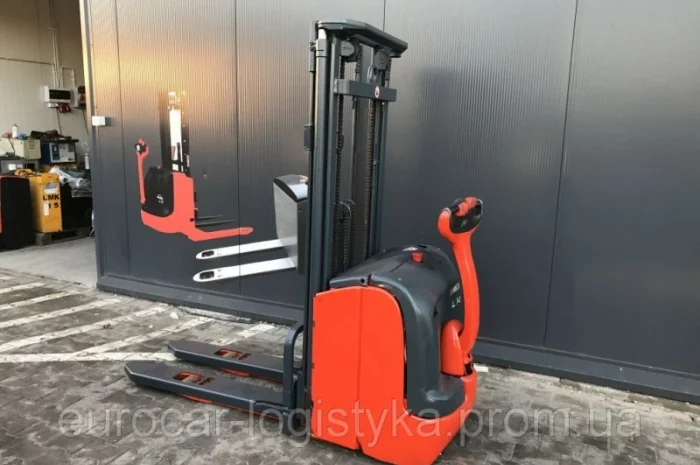 Штабелер электрический LINDE L 14 L 2012р батерея 1, 4т 4.3м- фото № 3