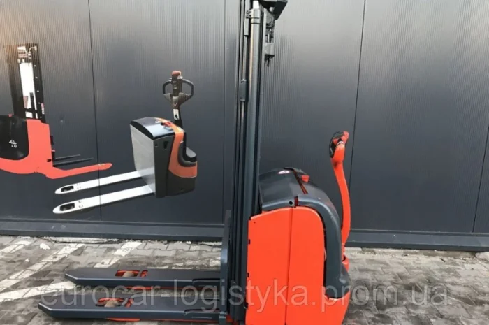 Штабелер электрический LINDE L 14 L 2012р батерея 1, 4т 4.3м- фото № 4