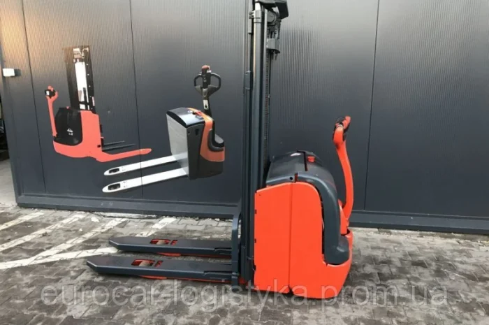 Штабелер электрический LINDE L 14 L 2012р батерея 1, 4т 4.3м- фото № 7