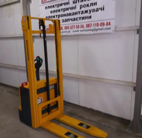 Штабелер электрический поводковый JUNGHEINRICH EJC 110 1, 0т 3.2м- фото № 3