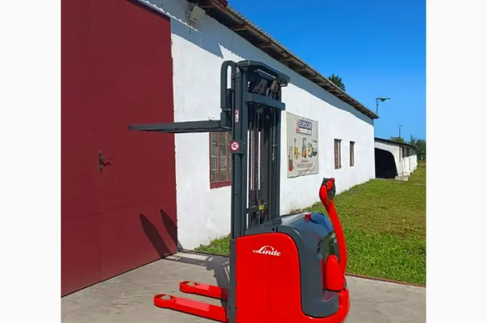Штабелер электрический LINDE L 14 1, 4т 4.70м- фото № 8