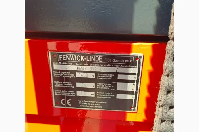 Штабелер электрический LINDE L 14 1, 4т 4.70м- фото № 11