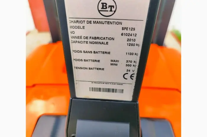 Штабелер електричний Нова АКБ 796 Toyota BT SPE125 1, 25t 4090mm- фото № 8