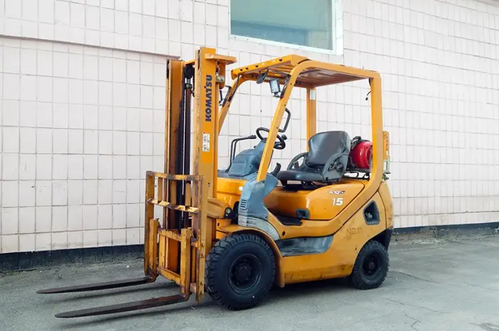 Вилочный погрузчик бу KOMATSU FG15T-20, газ-бензин, 2007г- фото № 1