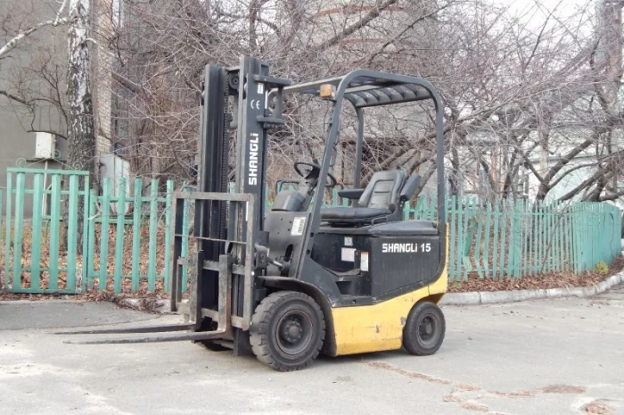 Электрический погрузчик б/у SHANGLI CPD15- фото № 1
