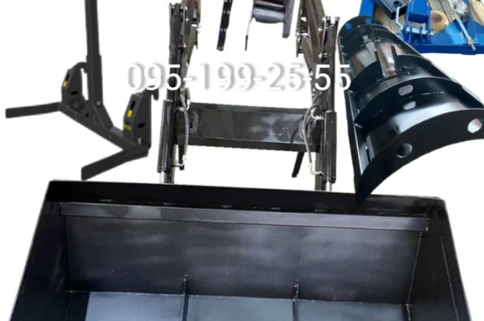 Фронтальний навантажувач КУН, гак для біг-бегів, відвал снігоприбиральний- фото № 1