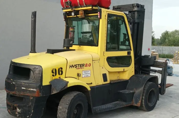 Вилочный погрузчик кара бу 8т. Hyster 3.2м. подъем 2011 года- фото № 2
