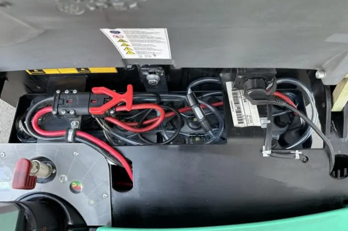 Самоходний електричний штабелер Mitsubishi SBP12N нова АКБ- фото № 4