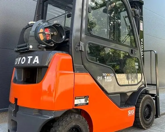 Вилочный погрузчик кара бу 1.5т. Toyota 02-8FGF15 2018 года 1784 мч- фото № 4