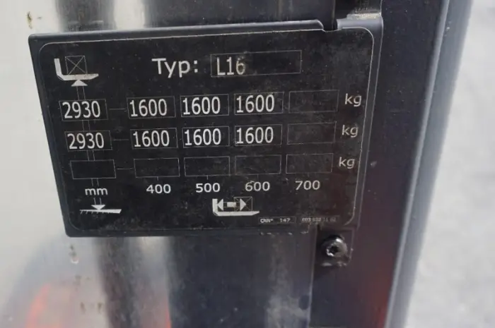 Самоходный штабелер Linde L16 2020 года- фото № 6