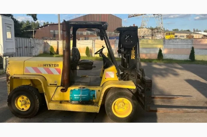 Вилочный погрузчик бу 6т. Hyster 4650 мм подъем 2200 мм габарит- фото № 2