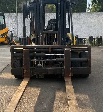 Вилочный погрузчик бу 6т. Hyster 4650 мм подъем 2200 мм габарит- фото № 3