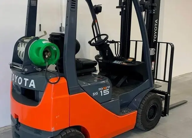Погрузчик 1.5т. Toyota 02-8FGF15 70 моточасов состояние нового- фото № 1