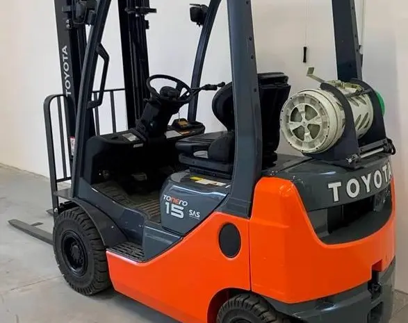 Погрузчик 1.5т. Toyota 02-8FGF15 70 моточасов состояние нового- фото № 7