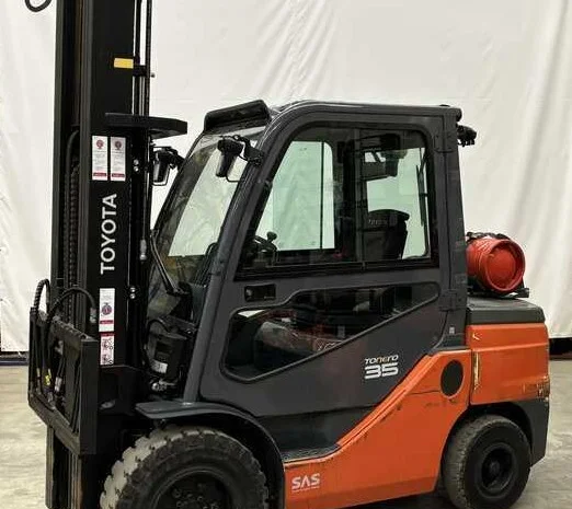 Газовий навантажувач 3.5т. Toyota 8FGJF35 2020 року 5.5м.підйом кабіна- фото № 1