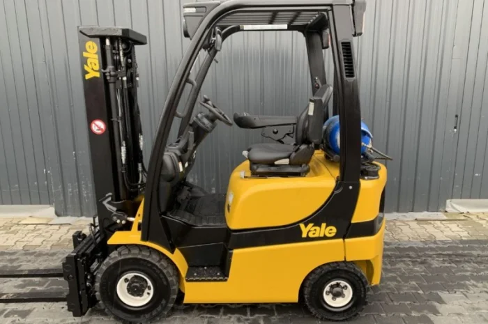 Вилочный погрузчик Yale GLP16VX 2018 года вагонник 2025 мм габарит- фото № 2