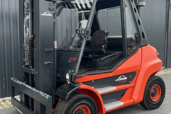 Дизельный погрузчик 5т. Linde H50D 2019 года триплекс- фото № 2