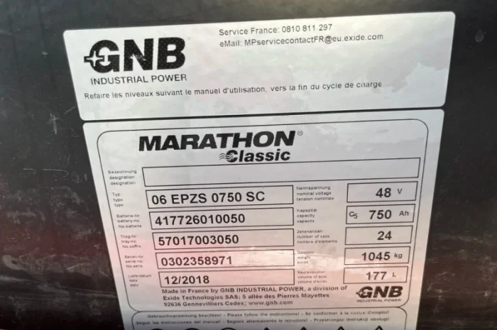 Електронавантажувач 2т. Manitou 2019 року вагонник- фото № 7