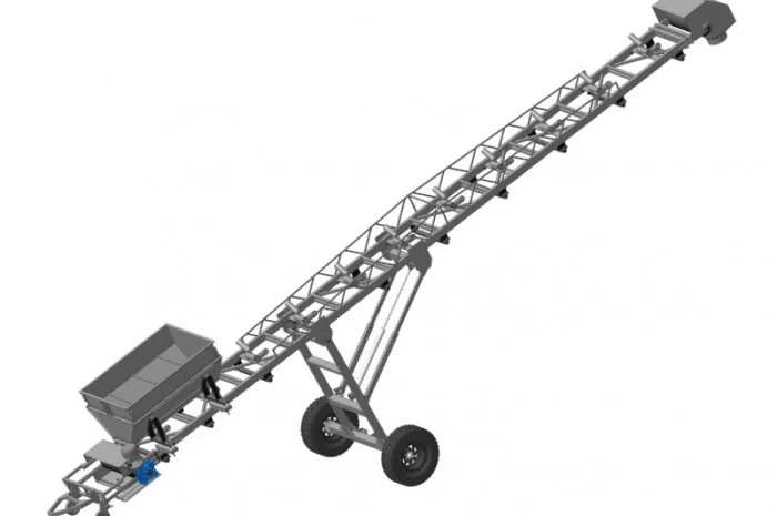 Конвеєр стрічковий пересувний КЛП-12 "Буржуй" для завантаження вагонів, автотранспорту- фото № 3