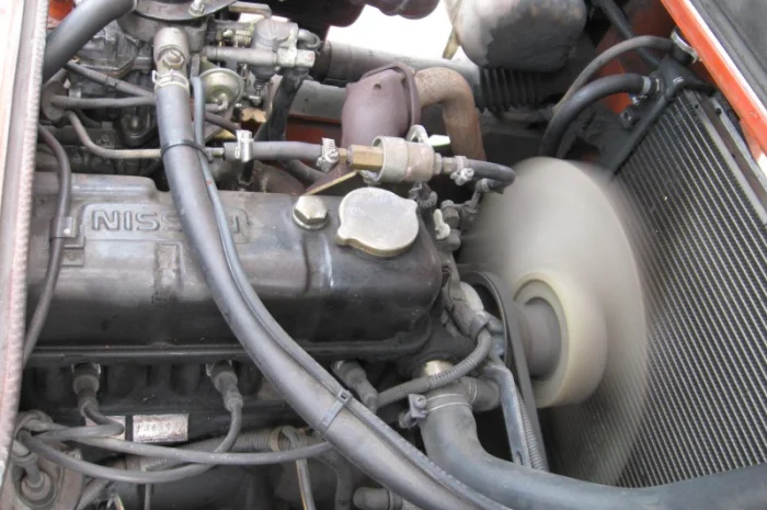 Газ - бензиновый автопогрузчик Nissan J01A15 на 1.5 тонны- фото № 3