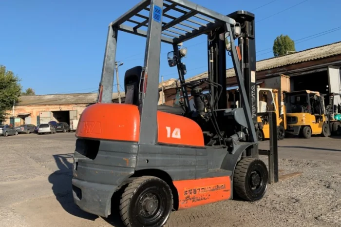 Вилочный автопогрузчик/автонавантажувач Toyota 6FG14 с тройной мачтой на 5 метров- фото № 4