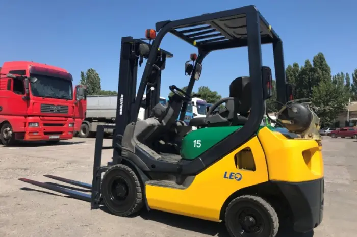 Газовый автопогрузчик Komatsu FG15HT-20 грузоподъёмностью 1.5 тонны- фото № 3