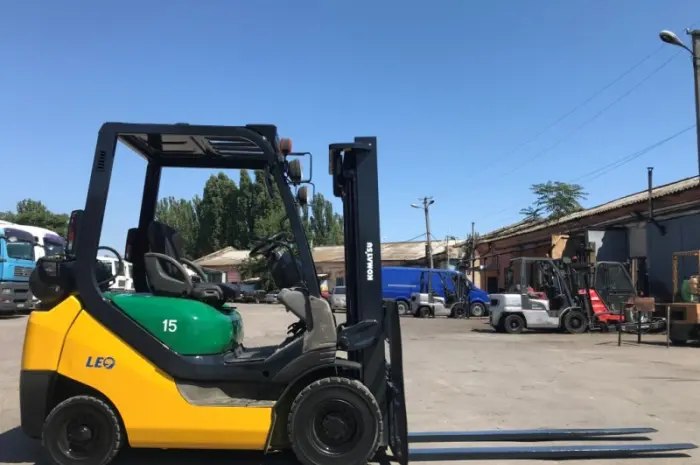 Газовый автопогрузчик Komatsu FG15HT-20 грузоподъёмностью 1.5 тонны- фото № 6